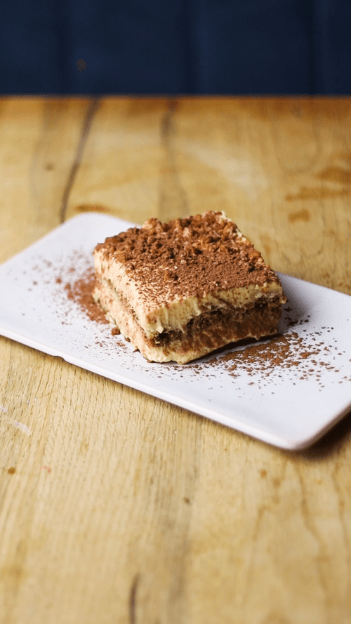 Tiramisú casero