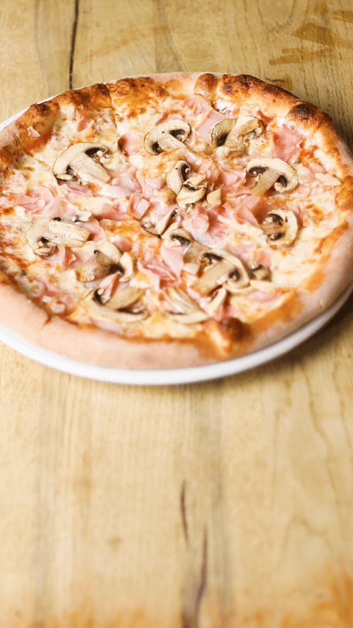 Prosciutto e funghi