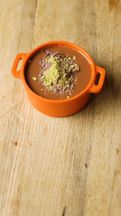 Panna cotta chocolate