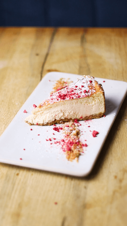 Tarta de queso cremosa